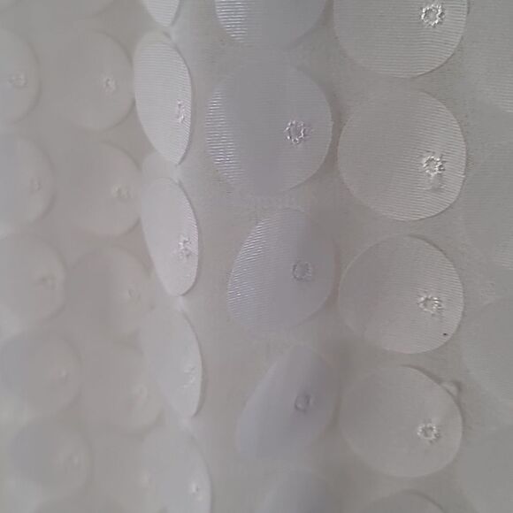 W By Worth White Circle aplique dress Size 6 - Picture 12 of 13